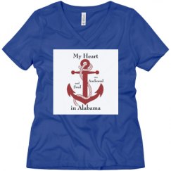 Ladies Relaxed Fit V-Neck Tee