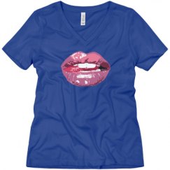 Ladies Relaxed Fit V-Neck Tee