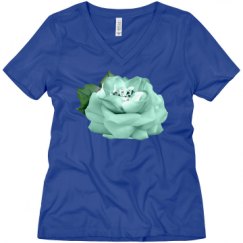 Ladies Relaxed Fit V-Neck Tee