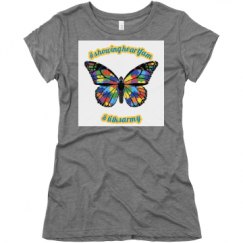 Ladies Slim Fit Super Soft Triblend Tee