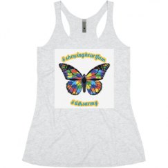 Ladies Slim Fit Super Soft Racerback Triblend Tank