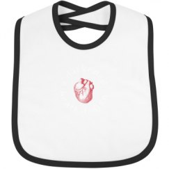 Infant Contrast Trim Bib