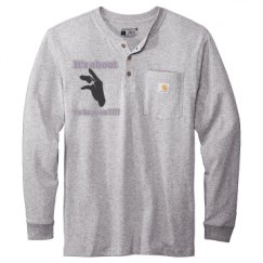 Unisex Carhartt Long Sleeve Henley Tee 