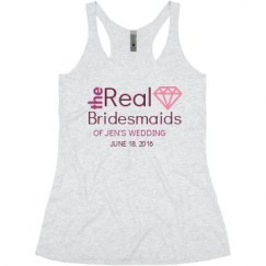 Ladies Slim Fit Super Soft Racerback Triblend Tank