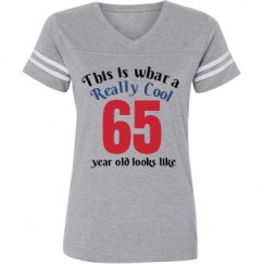 Ladies Relaxed Fit Vintage Sports Tee