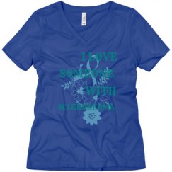 Ladies Relaxed Fit V-Neck Tee