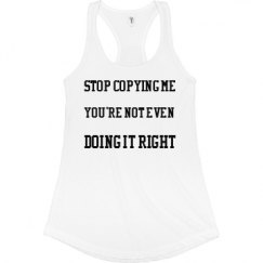 Ladies Slim Fit Racerback Tank Top