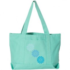 Seaside Cotton Canvas Pigment-Dyed Boat Tote Bag