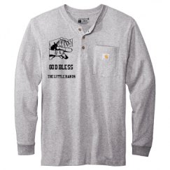 Unisex Carhartt Long Sleeve Henley Tee 