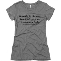 Ladies Slim Fit Super Soft Triblend Tee