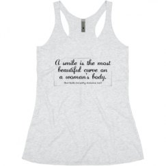 Ladies Slim Fit Super Soft Racerback Triblend Tank