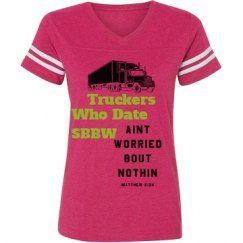 Ladies Relaxed Fit Vintage Sports Tee