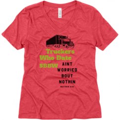 Ladies Relaxed Fit Super Soft Triblend V-Neck Tee