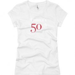 Ladies Slim Fit Basic Promo Jersey Tee