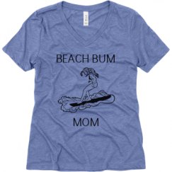 Ladies Relaxed Fit Super Soft Triblend V-Neck Tee