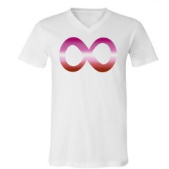 Unisex V-Neck Jersey Tee