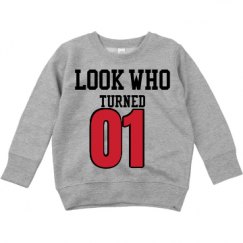 Toddler Crewneck Basic Promo Sweatshirt