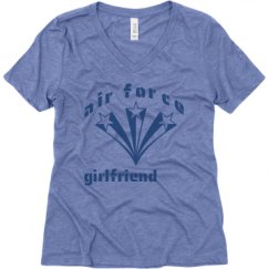 Ladies Relaxed Fit Super Soft Triblend V-Neck Tee