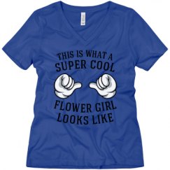 Ladies Relaxed Fit V-Neck Tee