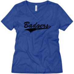 Ladies Relaxed Fit V-Neck Tee