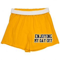 Slim Fit Cheer Shorts