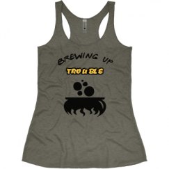 Ladies Slim Fit Super Soft Racerback Triblend Tank