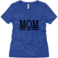 Ladies Relaxed Fit V-Neck Tee