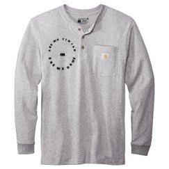 Unisex Carhartt Long Sleeve Henley Tee 