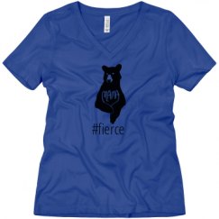 Ladies Relaxed Fit V-Neck Tee