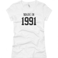 Ladies Slim Fit Basic Promo Jersey Tee