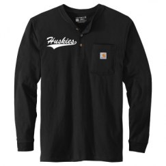 Unisex Carhartt Long Sleeve Henley Tee 