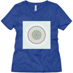 Ladies Relaxed Fit V-Neck Tee