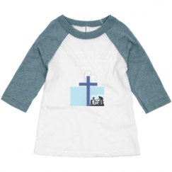 Toddler 3/4 Sleeve Raglan Tee