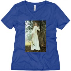 Ladies Relaxed Fit V-Neck Tee