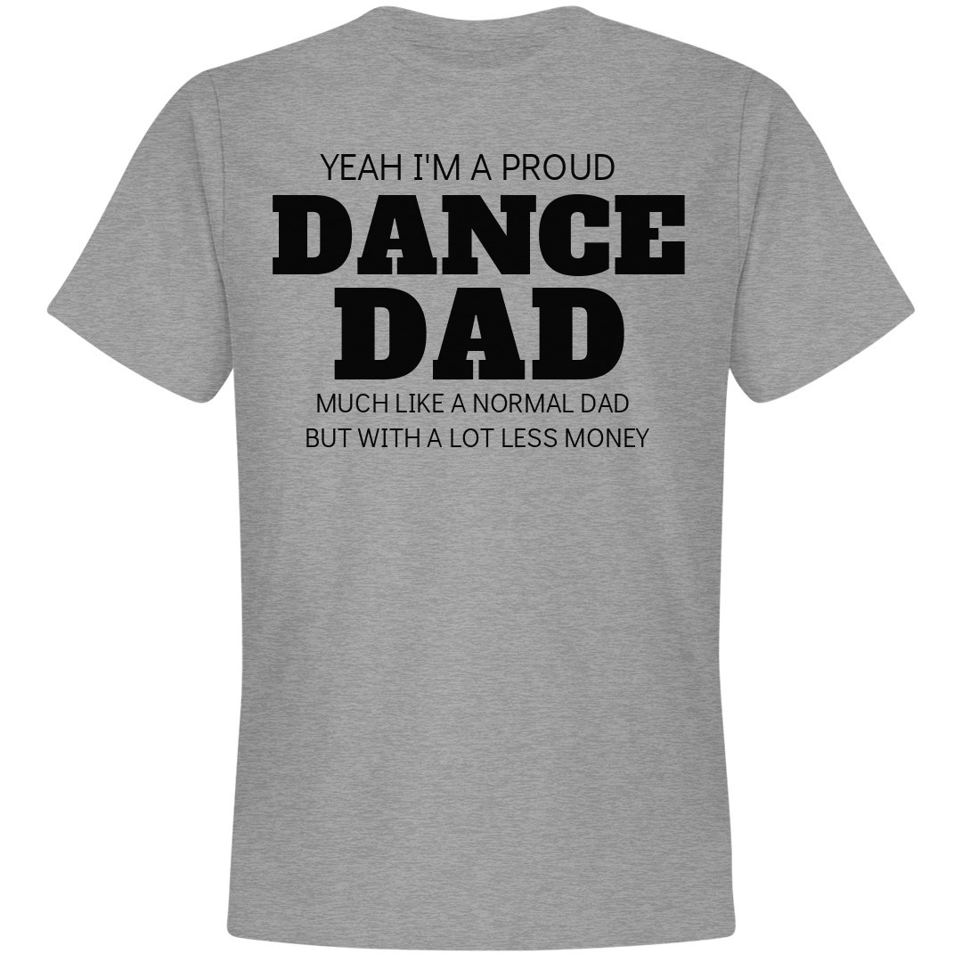 Custom Funny Dance Dad Shirts - Unisex T-Shirt | Personalized White Tops from Customized Girl