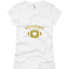 Ladies Slim Fit Basic Promo Jersey Tee