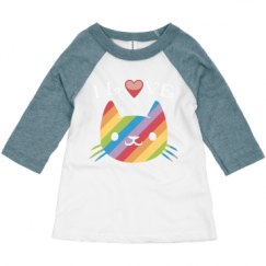 Toddler 3/4 Sleeve Raglan Tee