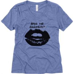 Ladies Relaxed Fit Super Soft Triblend V-Neck Tee