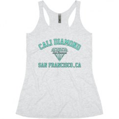 Ladies Slim Fit Super Soft Racerback Triblend Tank