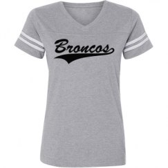 Ladies Relaxed Fit Vintage Sports Tee