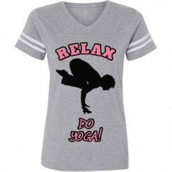 Ladies Relaxed Fit Vintage Sports Tee