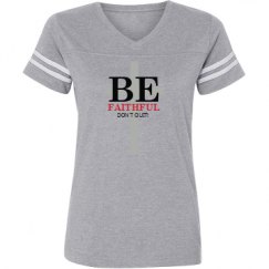 Ladies Relaxed Fit Vintage Sports Tee