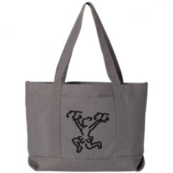 Seaside Cotton Canvas Pigment-Dyed Boat Tote Bag