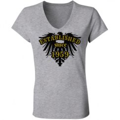 Ladies Slim Fit V-Neck Jersey Tee