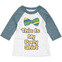 Toddler 3/4 Sleeve Raglan Tee