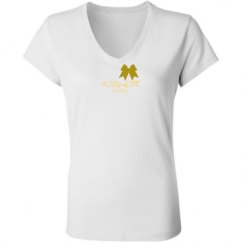 Ladies Slim Fit V-Neck Jersey Tee