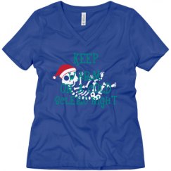 Ladies Relaxed Fit V-Neck Tee