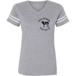 Ladies Relaxed Fit Vintage Sports Tee