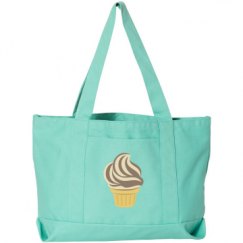 Seaside Cotton Canvas Pigment-Dyed Boat Tote Bag