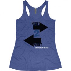 Ladies Slim Fit Super Soft Racerback Triblend Tank